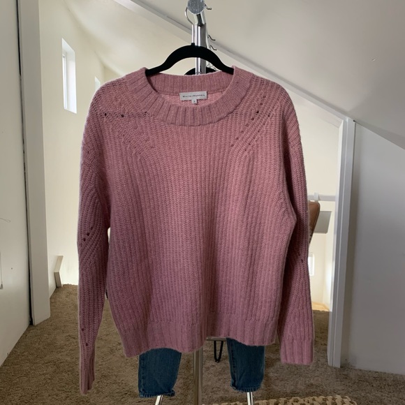 White + Warren Sweaters - Mauve pink White and Warren cashmere sweater